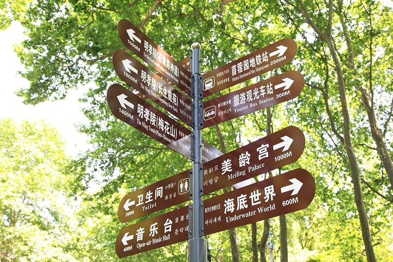 指示牌引導牌標識牌的概念效果解析4