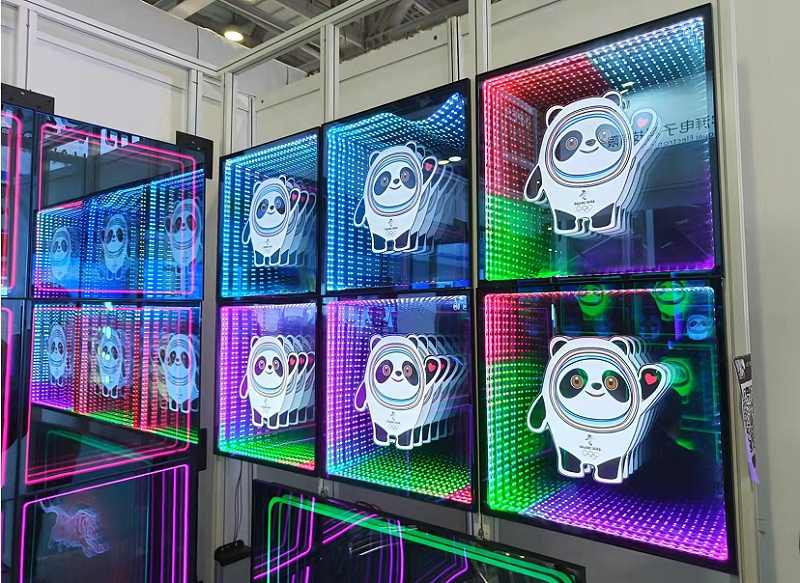 有了半透鏡，標(biāo)識led燈箱字也能擁有立體感6