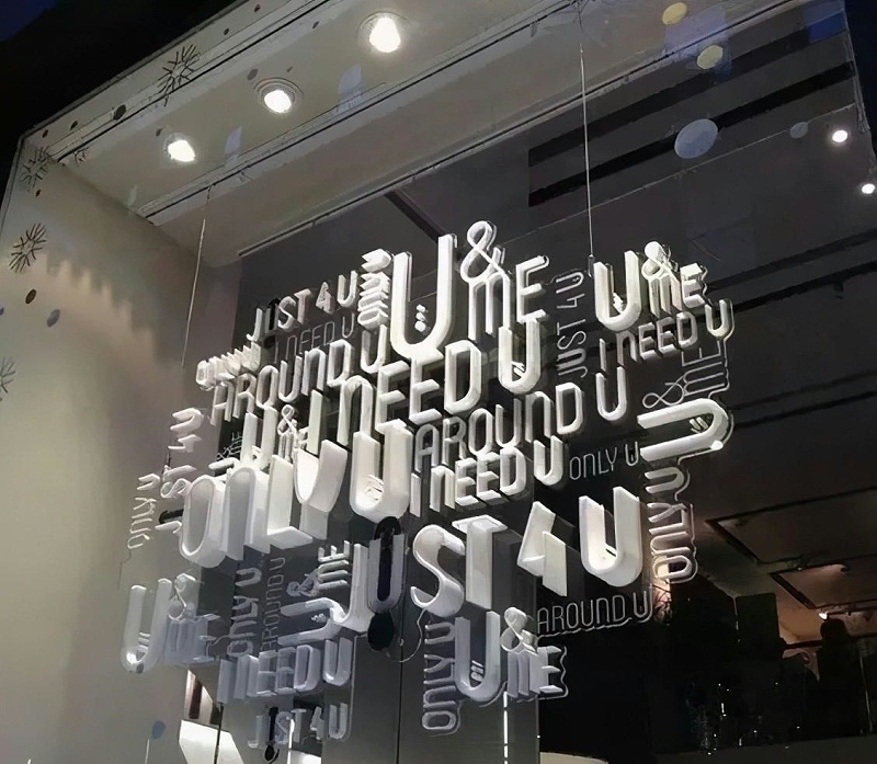 用PVC做的導視LOGO，有創(chuàng)意11