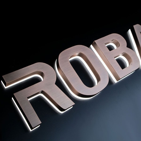 拉絲不銹鋼水晶背發(fā)光字 拉絲不銹鋼水晶背發(fā)光字